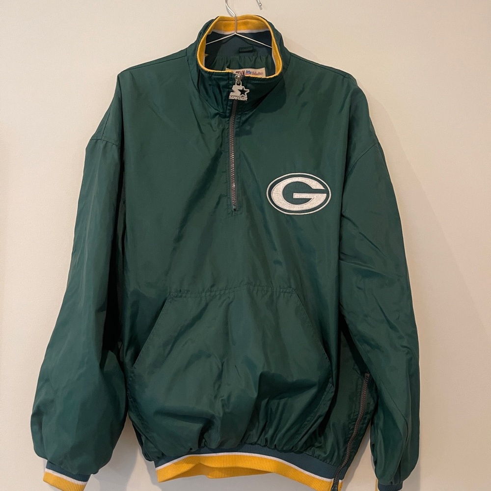 Green Bay Packers half-zip Starter Jacket